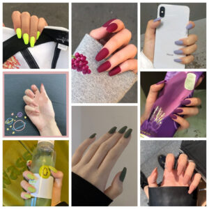 欧美磨砂短芭蕾新色纯色穿戴甲成品假指甲美甲贴片指甲贴片可拆卸