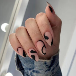 欧美法式美甲可拆卸穿戴甲跨境外贸假指甲甲片杏仁美甲片成品批发