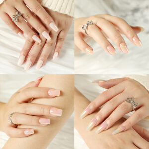 穿戴甲极光合集穿戴甲甲片批发美甲片成品可拆卸press on nails