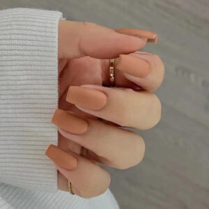 短芭蕾美甲指甲片裸色穿戴甲美甲片跨境指甲贴甲片穿戴甲片批发